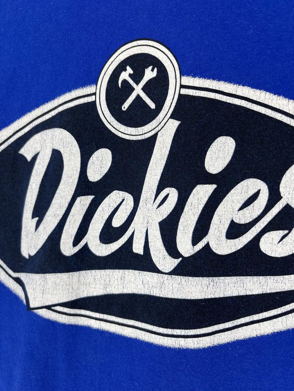 Dickies Vintage Dickies Blue Tee T-Shirt Classic Big Logo Size M Size US M / EU 48-50 / 2 - 7 Thumbnail