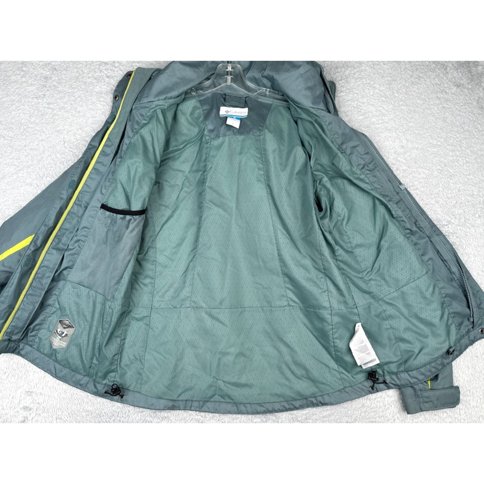 Vintage Columbia Jacket Women Medium Green Interchange 3-in-1 SHELL ONLY Ski Snow Winter Size M / US 6-8 / IT 42-44 - 2 Thumbnail