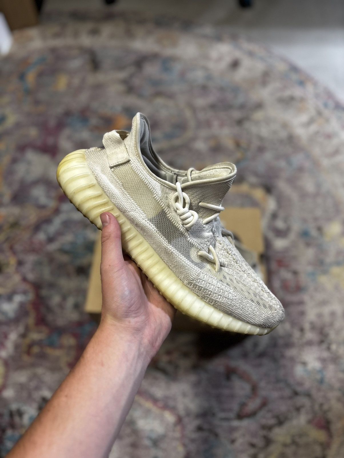 Yeezy Yeezy 350 Bone Size US 11.5 / EU 44-45 - 2 Thumbnail