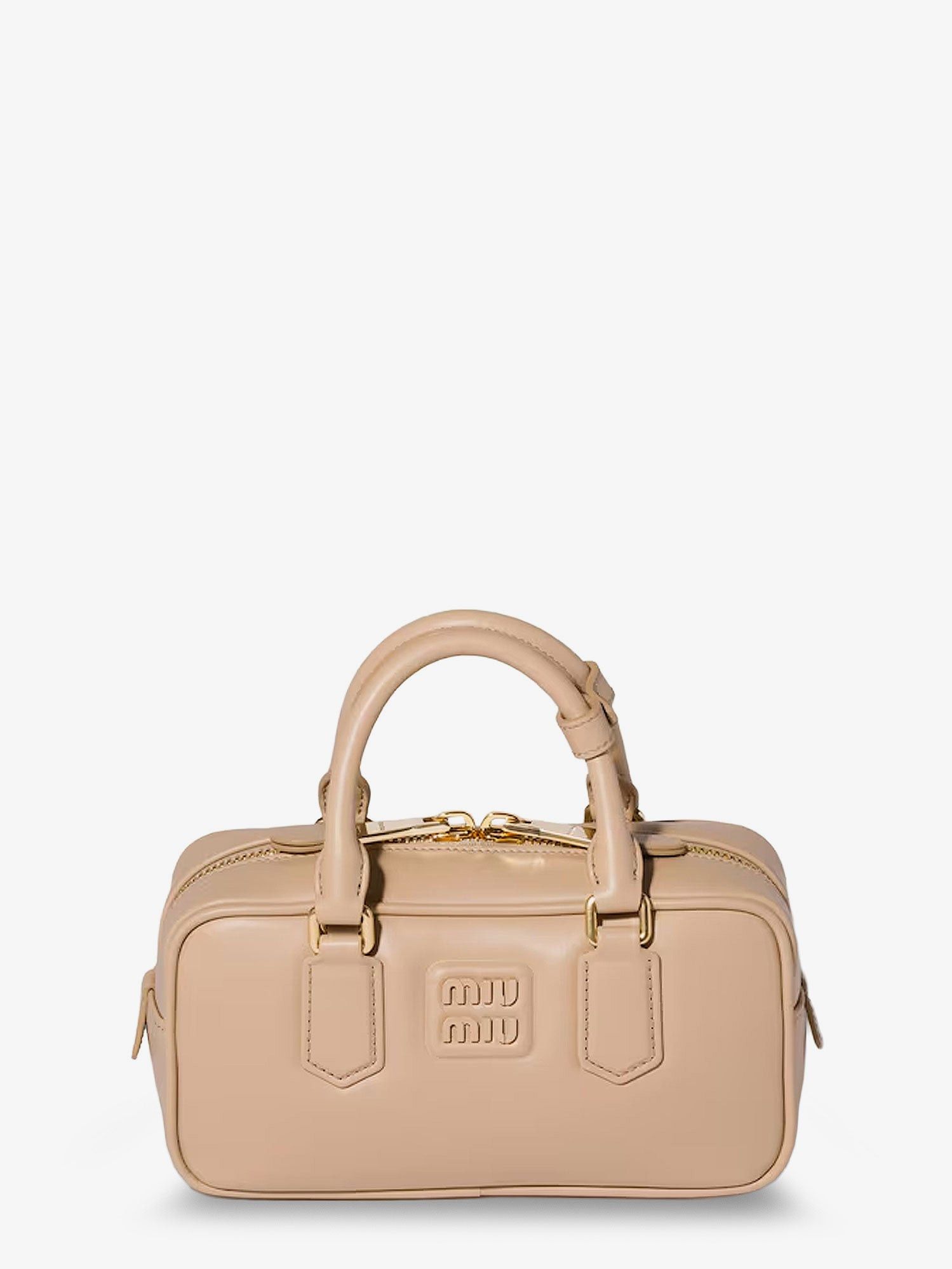 Miu Miu Arcadie Leather Crossbody Bag With Lettering Logo On The Front Size ONE SIZE - 1 Thumbnail