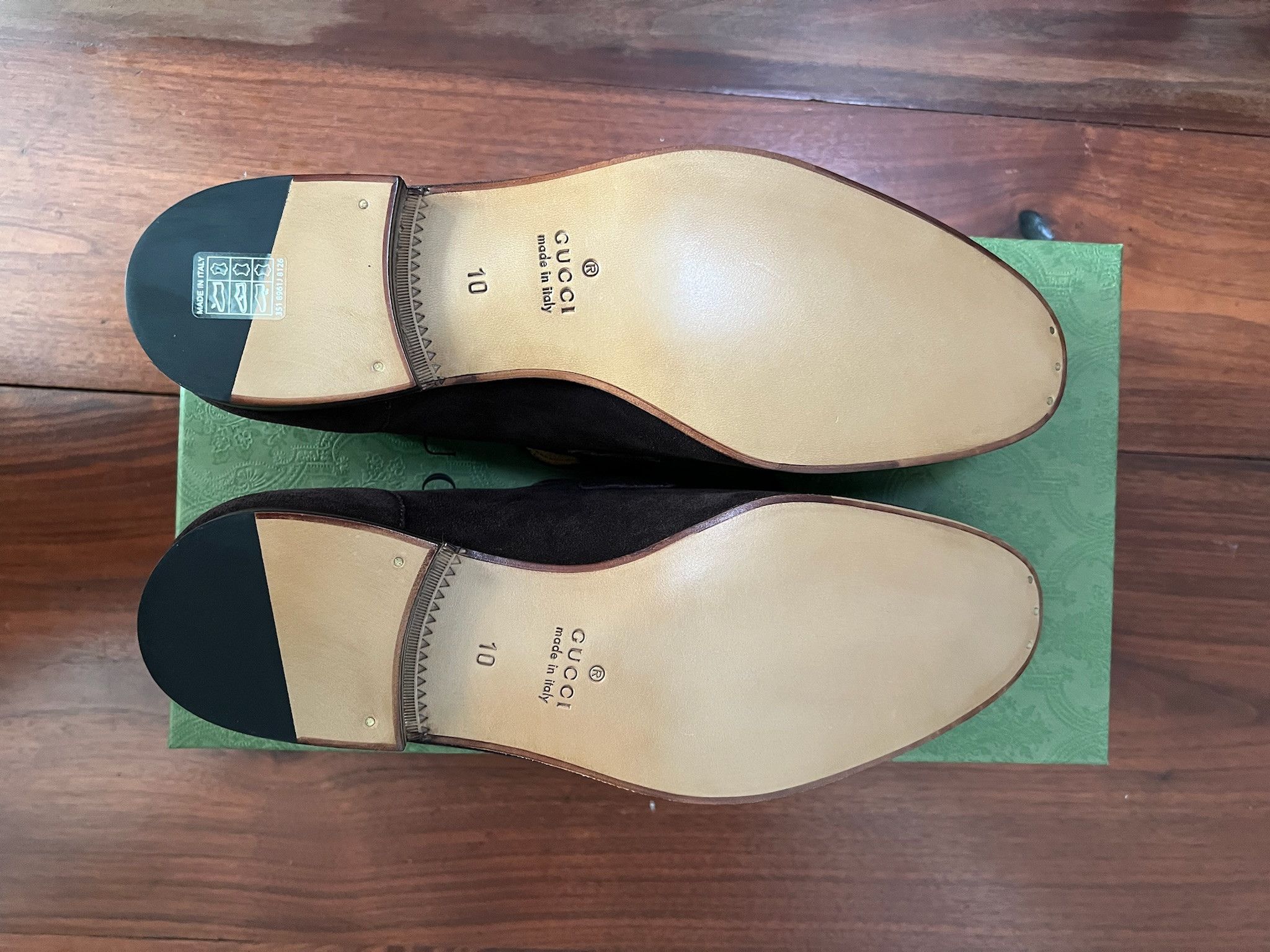 Gucci Men's Jordaan Moc Suede Size US 10 / EU 43 - 8 Thumbnail