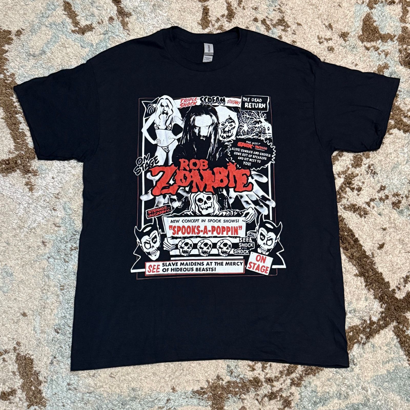 Band Tees Rob Zombie Spooks A Poppin Shirt Size Large Metal Band Tee Size US L / EU 52-54 / 3 - 1 Thumbnail