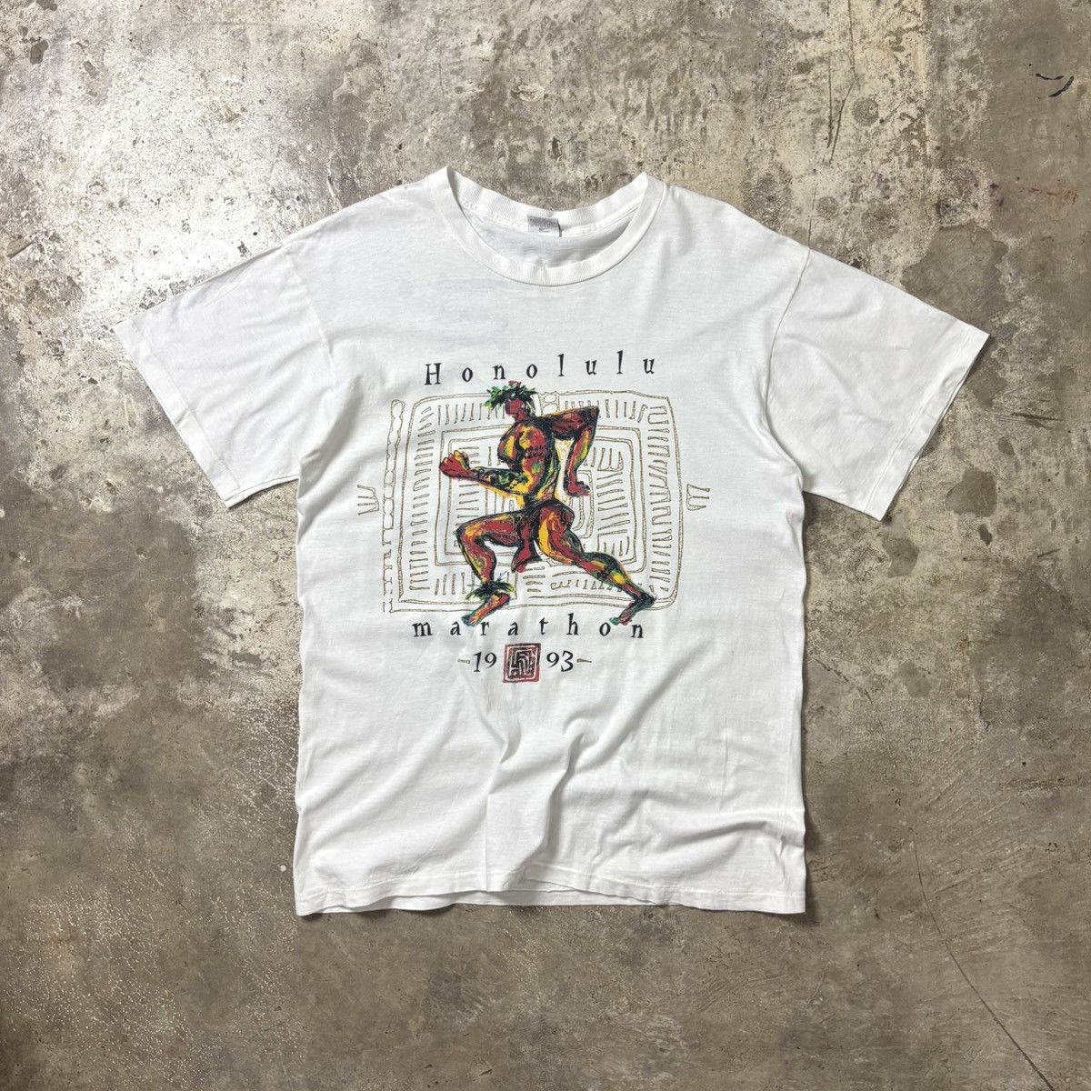【美品】希少 00s y2k nike honolulu MARATHON 03 Vintage Y2K 2000 Nike Silver Tag Honolulu Marathon Finisher
