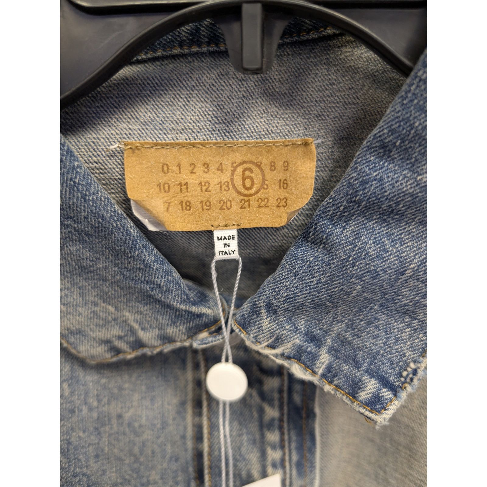Maison Margiela o1rshd1 Contrast-front Denim Jacket in Blue Size US M / EU 48-50 / 2 - 17 Thumbnail
