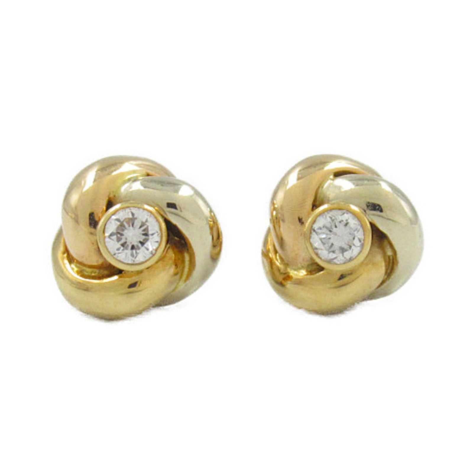 Cartier Cartier Baby Trinity Diamond Earrings K18 (Yellow Gold) K18Wg (White K18Pg (Pink Gold)/Diamond Clear Size ONE SIZE - 1 Thumbnail