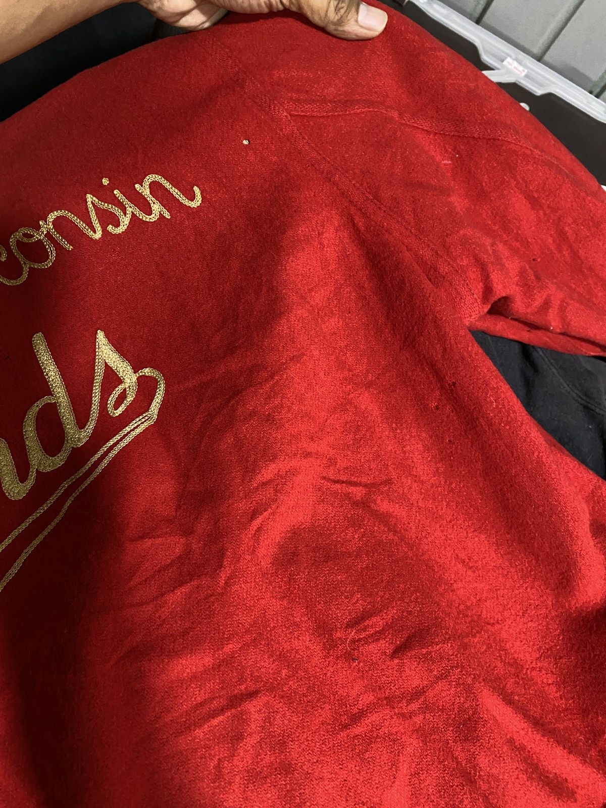 Vintage University Of Wiscosin Brand Varsity Jacket Wool Vintage Size US XL / EU 56 / 4 - 10 Thumbnail
