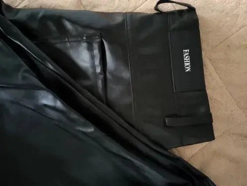 Jean Faux Leather Skinny Pants Size US 36 / EU 52 - 4 Thumbnail