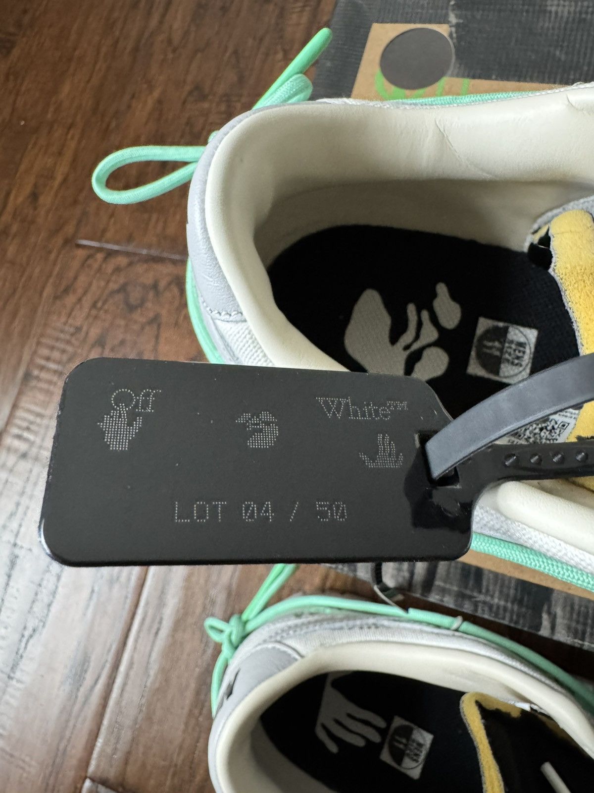 Nike × Off-White Nike Off-White Dunk Lot 4/50 Size US 11 / EU 44 - 12 Thumbnail