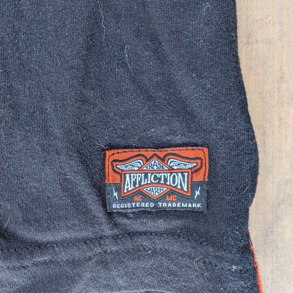 Other Affliction American Customs "Live Fast" Motorcycle T-Shirt Size US XXL / EU 58 / 5 - 2 Thumbnail