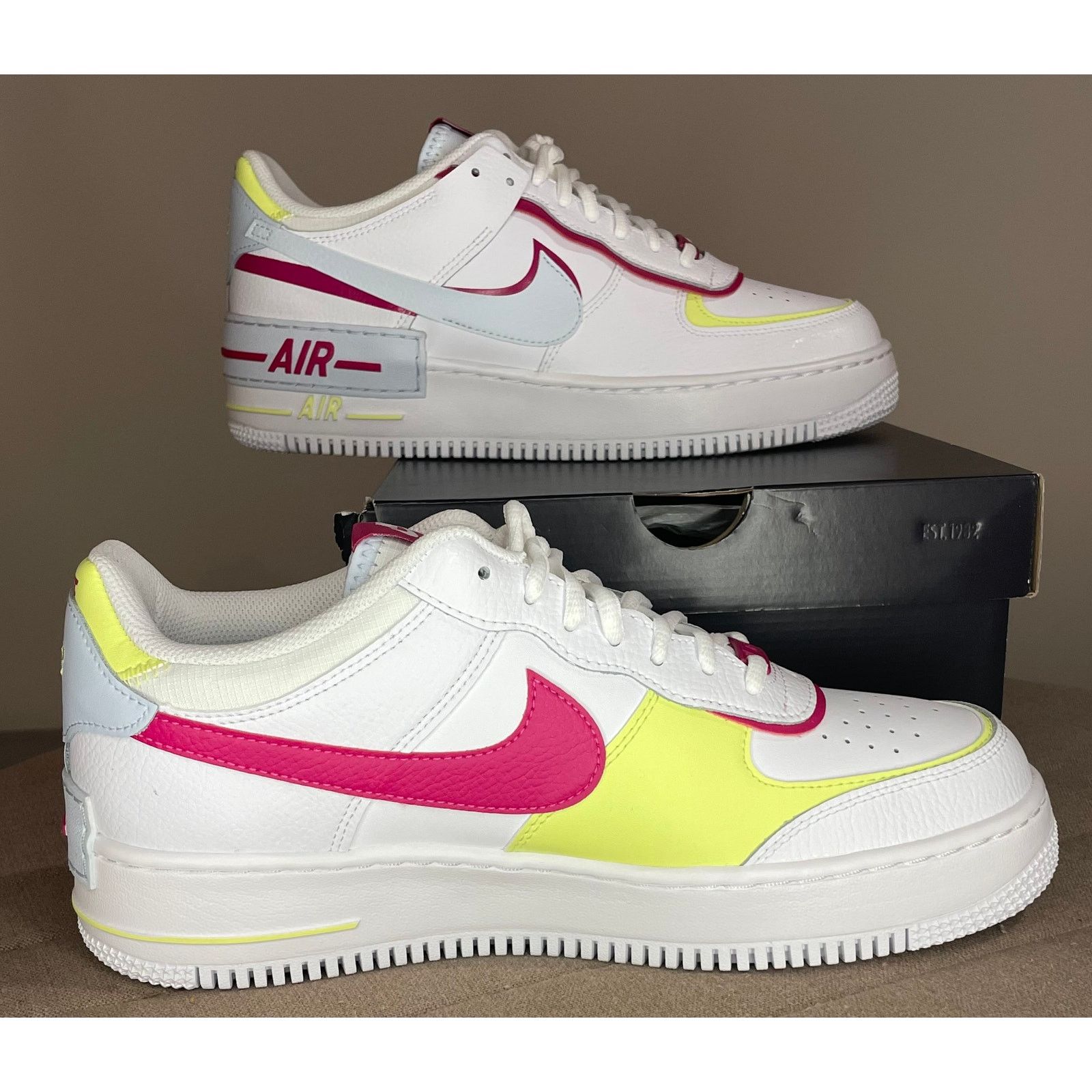 Nike Women's Nike AF1 Shadow FQ8885 100 Size 11.5Women's/10Men's Size US 11.5 / IT 41.5 - 10 Thumbnail