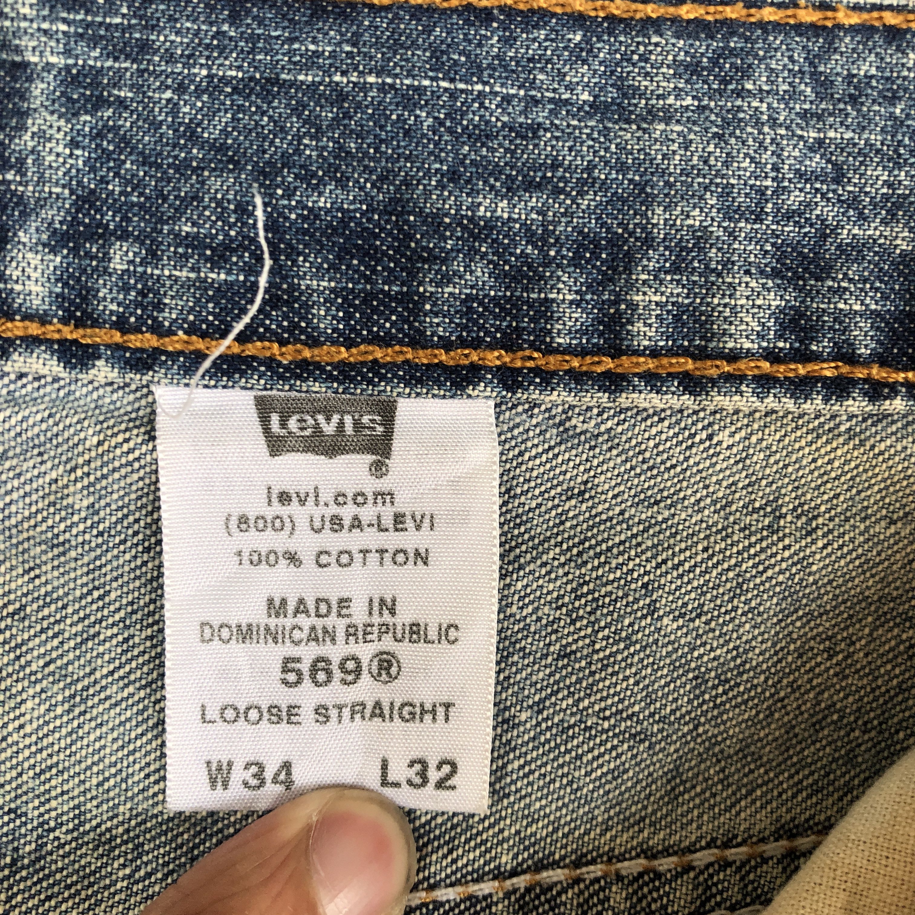 Levi's Vintage Y2K Crazy Levis 569 Baggy Jeans Levi's Loose Denim Size US 34 / EU 50 - 9 Thumbnail