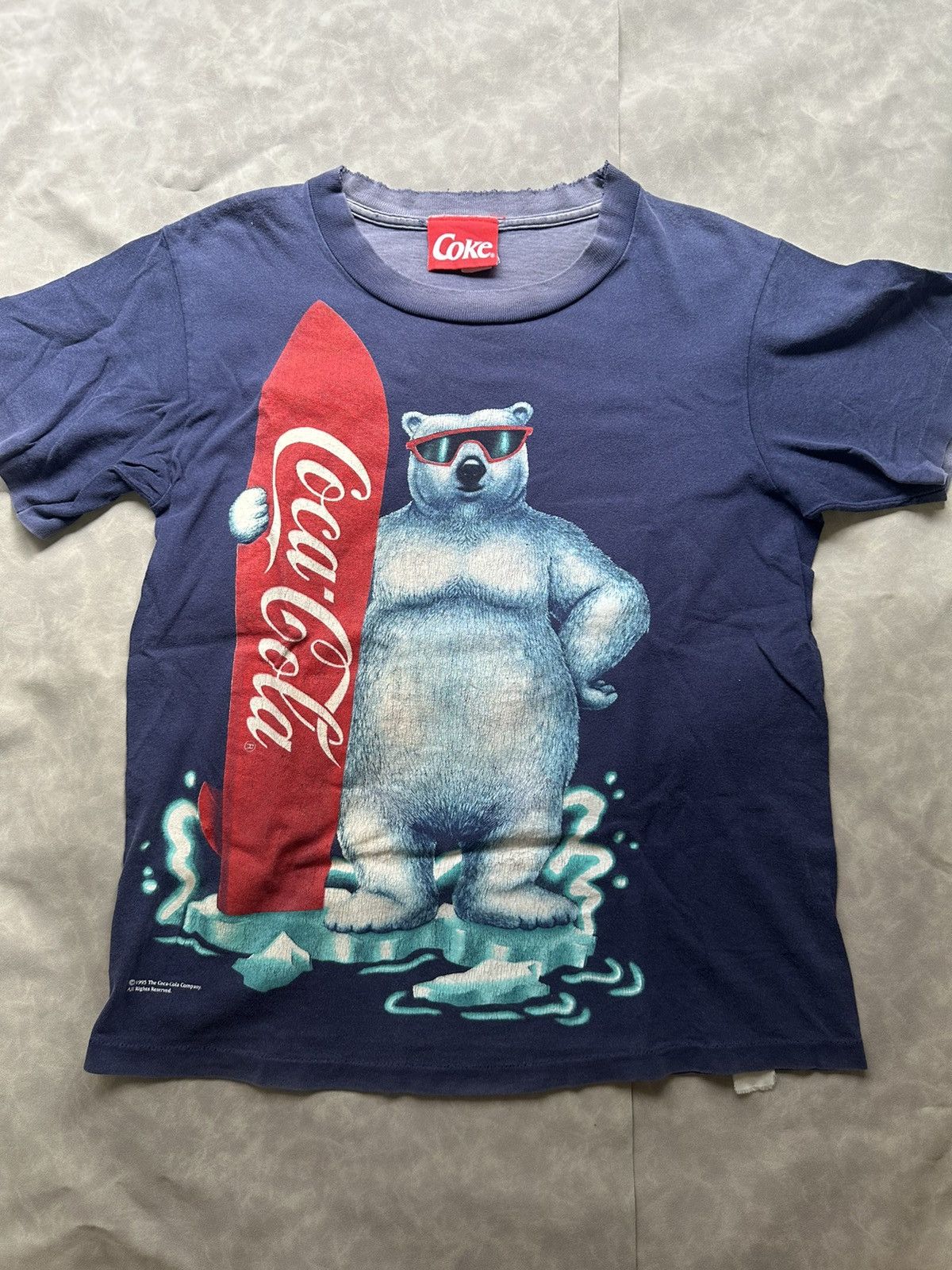 Vintage Vintage 1995 Coca-Cola Polar Bear single stitch tee Size US M / EU 48-50 / 2 - 1 Thumbnail