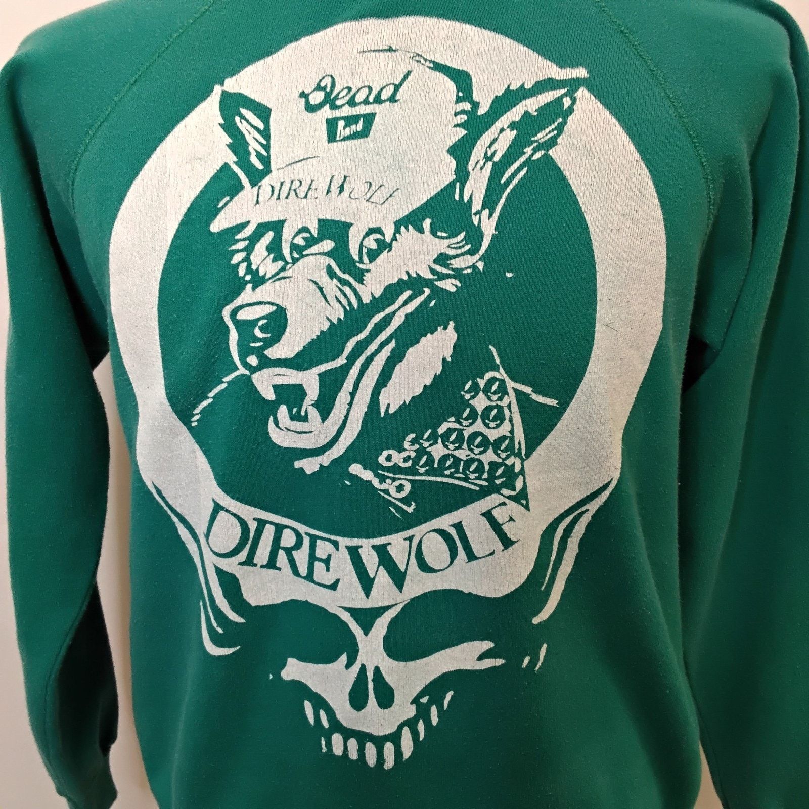 Hanes Grateful Dead Sweatshirt Men's L Green 90s USA Reverse Weave Size US L / EU 52-54 / 3 - 4 Thumbnail