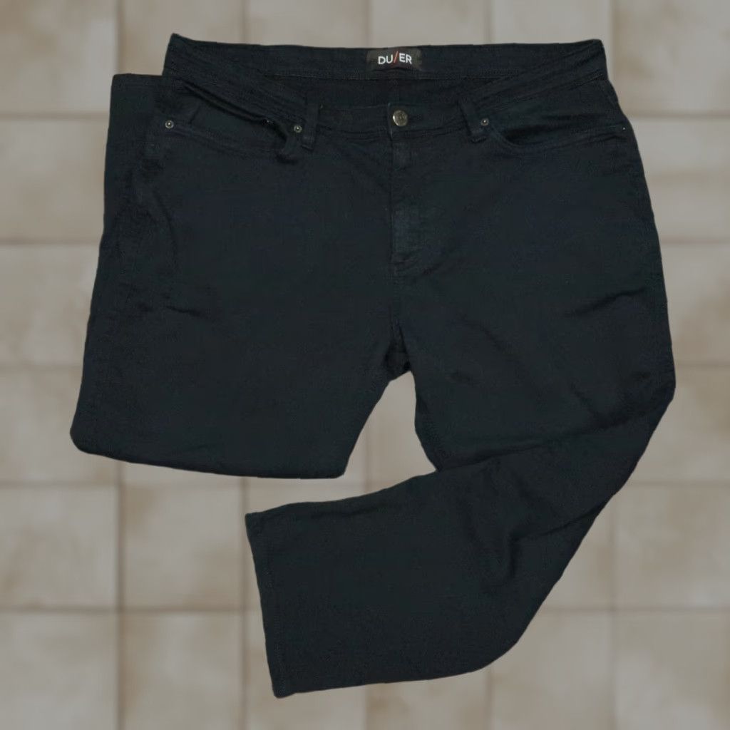 DUER DUER N2X Relaxed Taper Pants Mens 38x26 Blue Casual Workwear Travel Size US 38 / EU 54 - 1 Thumbnail