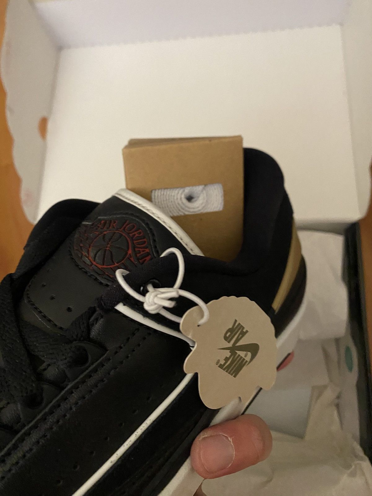 Jordan Brand Jordan 2 Low Black Size US 9.5 / EU 42-43 - 3 Thumbnail
