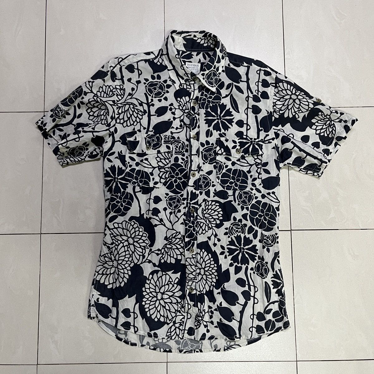Topman Topman Floral Hawaii Shirt Size US S / EU 44-46 / 1 - 2 Thumbnail