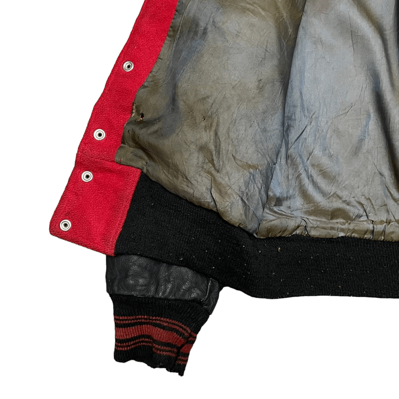 Vintage Vintage H.E.C.E. Varsity Jacket Wool Leather Size US M / EU 48-50 / 2 - 13 Thumbnail
