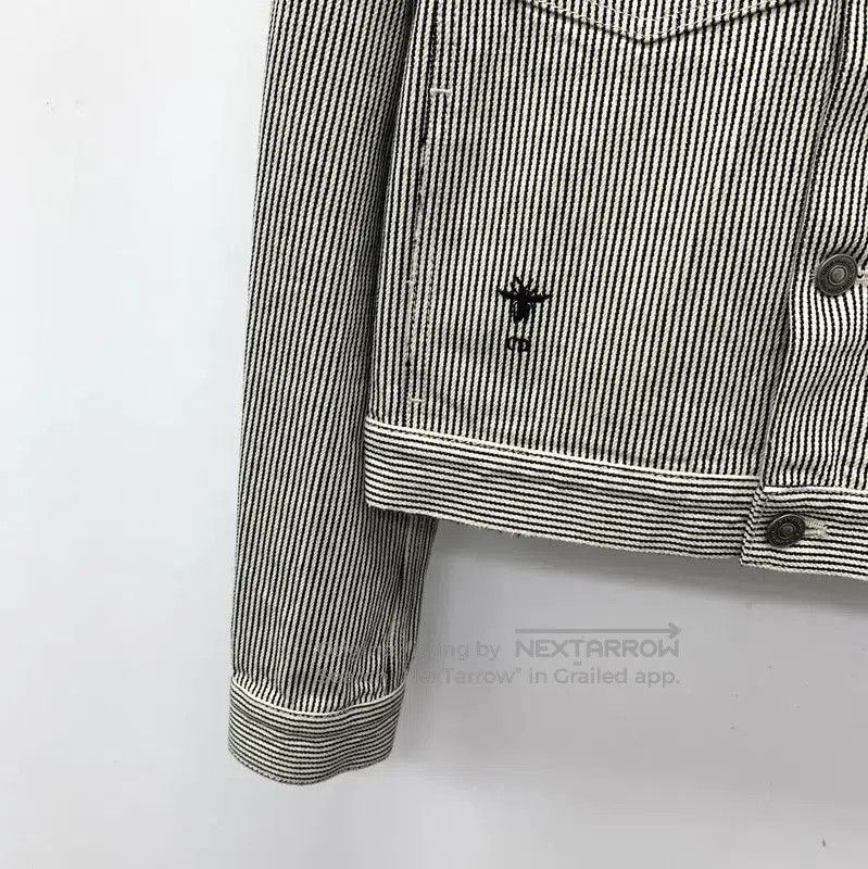 Dior Dior Women's Striped Cotton Jacket in Size S . Size S / US 4 / IT 40 - 3 Thumbnail