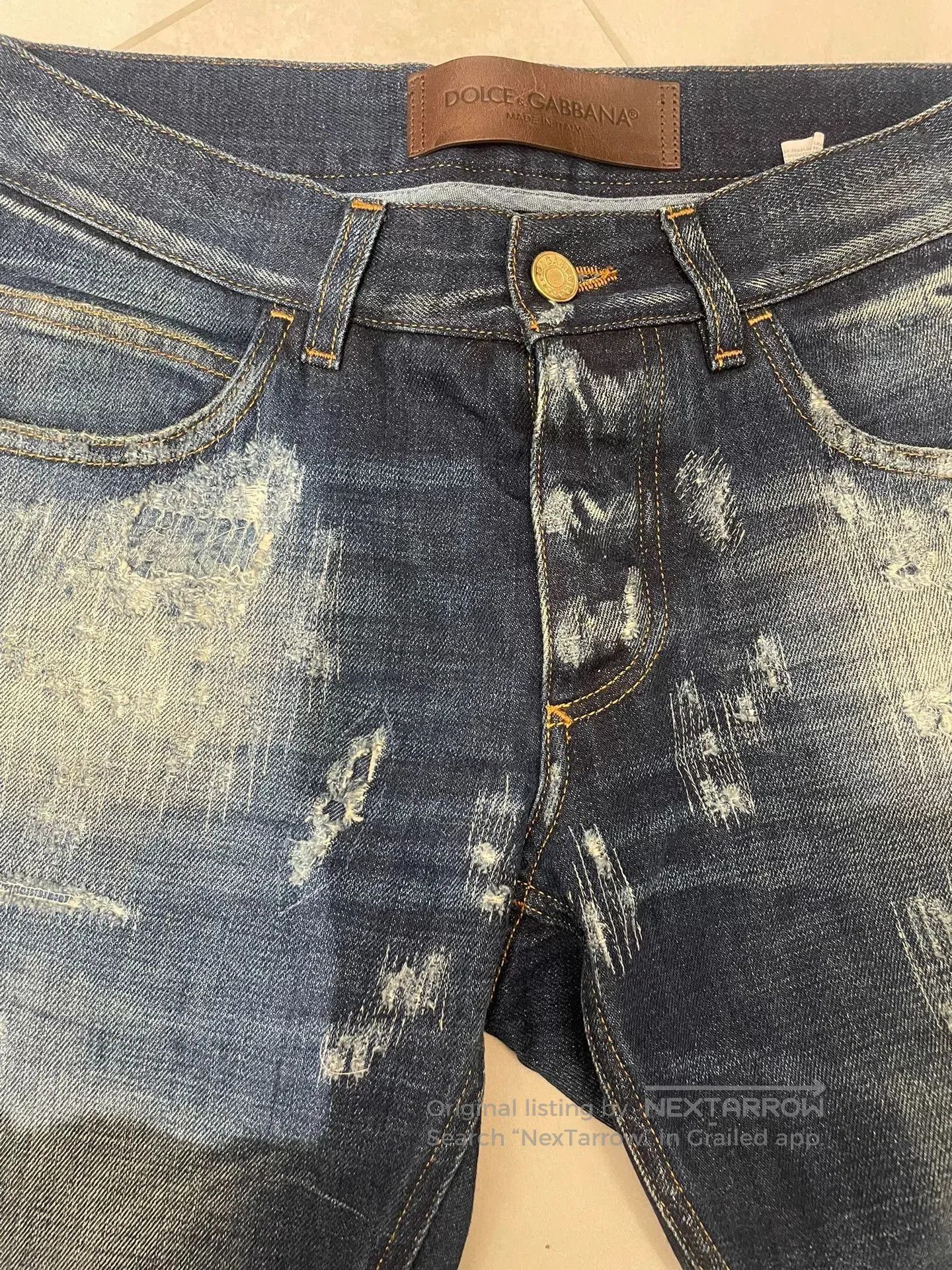 Dolce & Gabbana Dolce & Gabbana Denim Trousers. Size US 28 / EU 44 - 6 Thumbnail