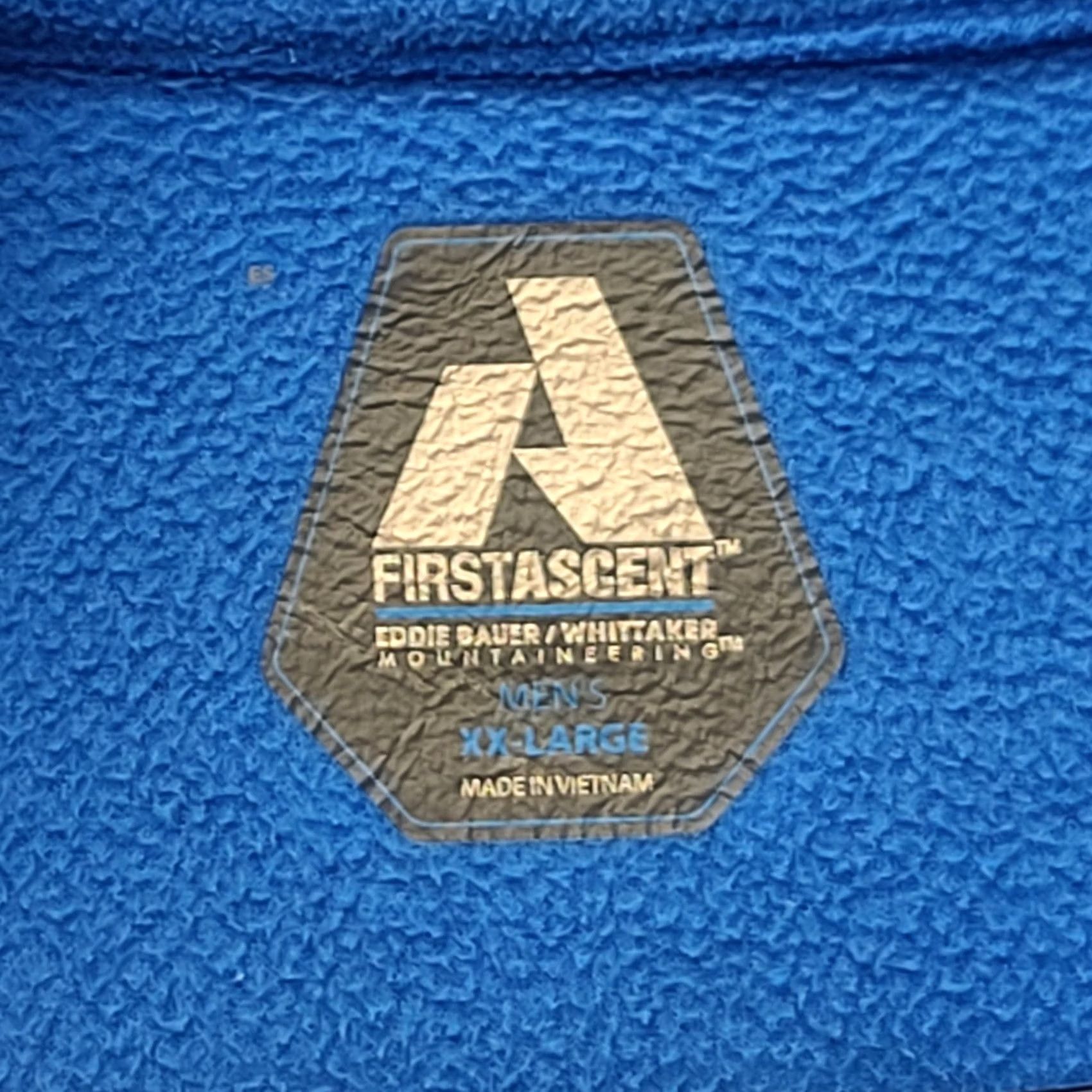 Eddie Bauer Eddie Bauer First Ascent Micro Fleece Jacket Mens 2XL Regular Fit Blue Mid-Length Zip Pockets Logo Zipper Outdoors Size US XXL / EU 58 / 5 - 2 Thumbnail