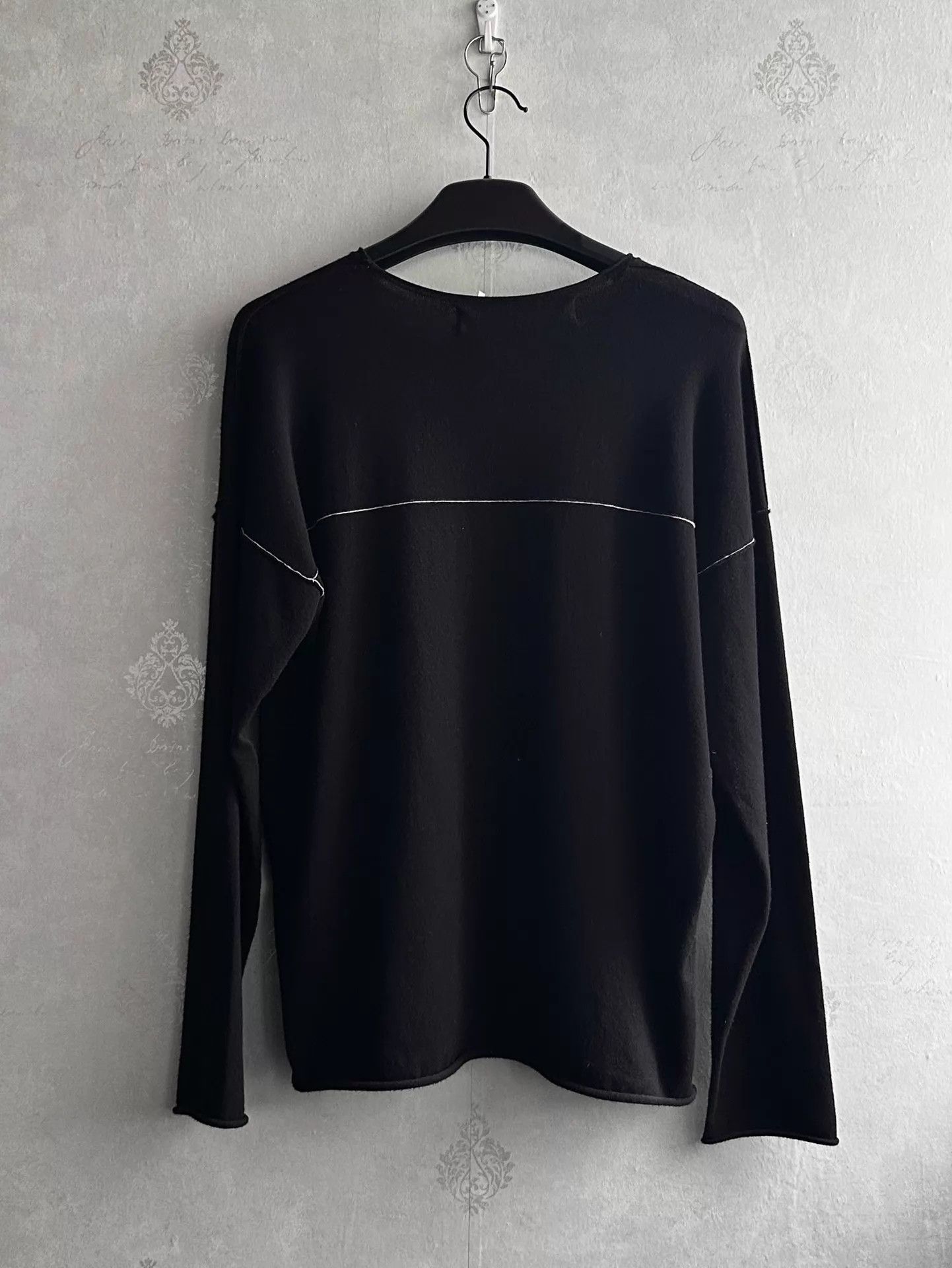 Isabel Benenato Isabel Benenato 19ss Embroidered Slogan Drop Shoulder Irr M Size US M / EU 48-50 / 2 - 1 Thumbnail