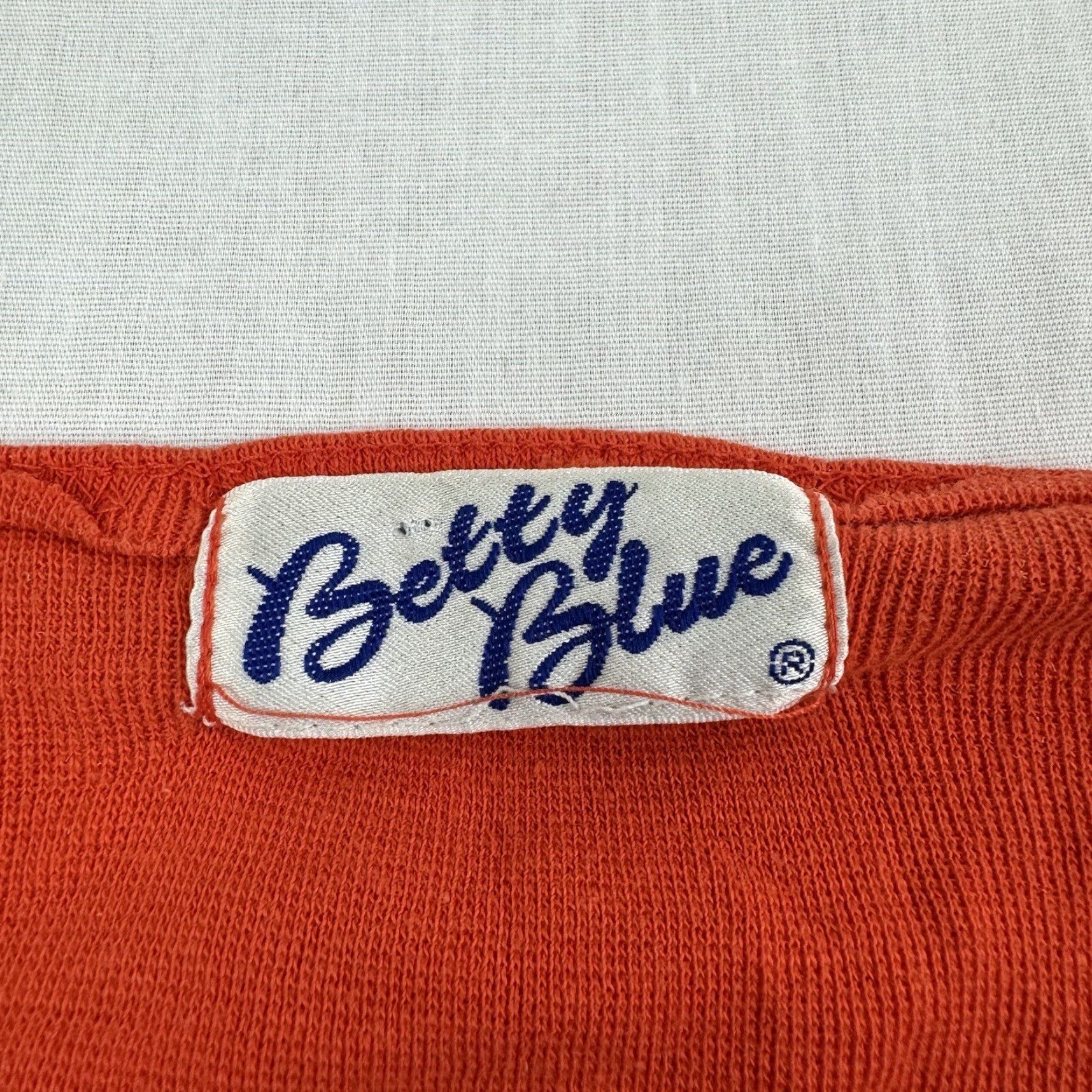 Vintage VINTAGE Betty Blue Bodysuit Women’s Medium Orange Disco 1970s Long Sleeve Scoop Neck Casual Size M / US 6-8 / IT 42-44 - 5 Thumbnail