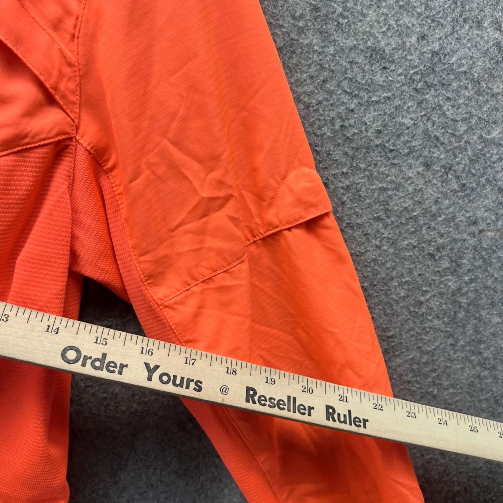 Vintage VINTAGE Reel Legends Shirt Women Small Orange Button-Up Long Sleeve Collared Casual Polyester 90s 00s Womens Size S / US 4 / IT 40 - 6 Thumbnail