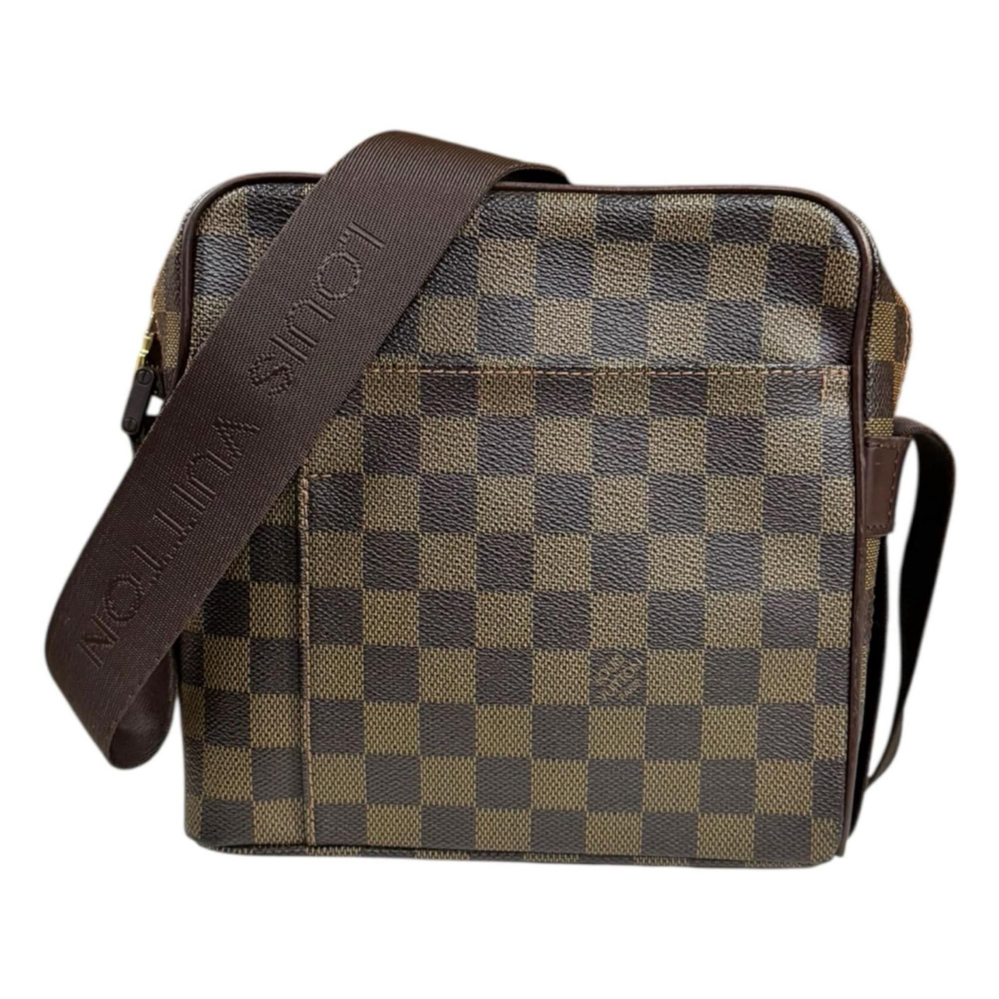 Louis Vuitton Pre-owned Louis Vuitton Olaf PM Damier Shoulder Bag in Brown Canvas N41442 for Women. Size ONE SIZE - 1 Thumbnail