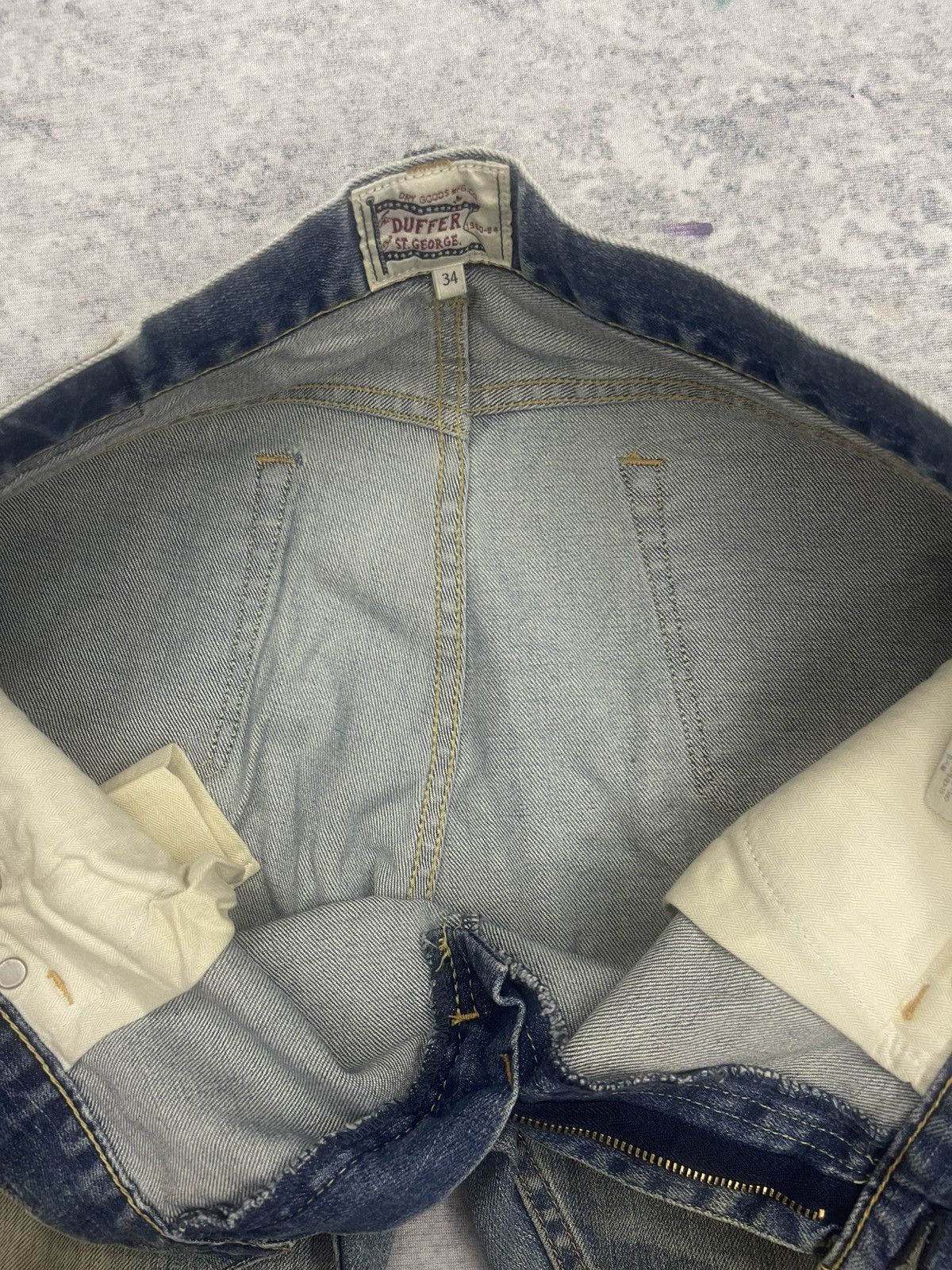 The Duffer of St.George Vintage Duffer Denim Distressed s22 Size US 34 / EU 50 - 12 Thumbnail