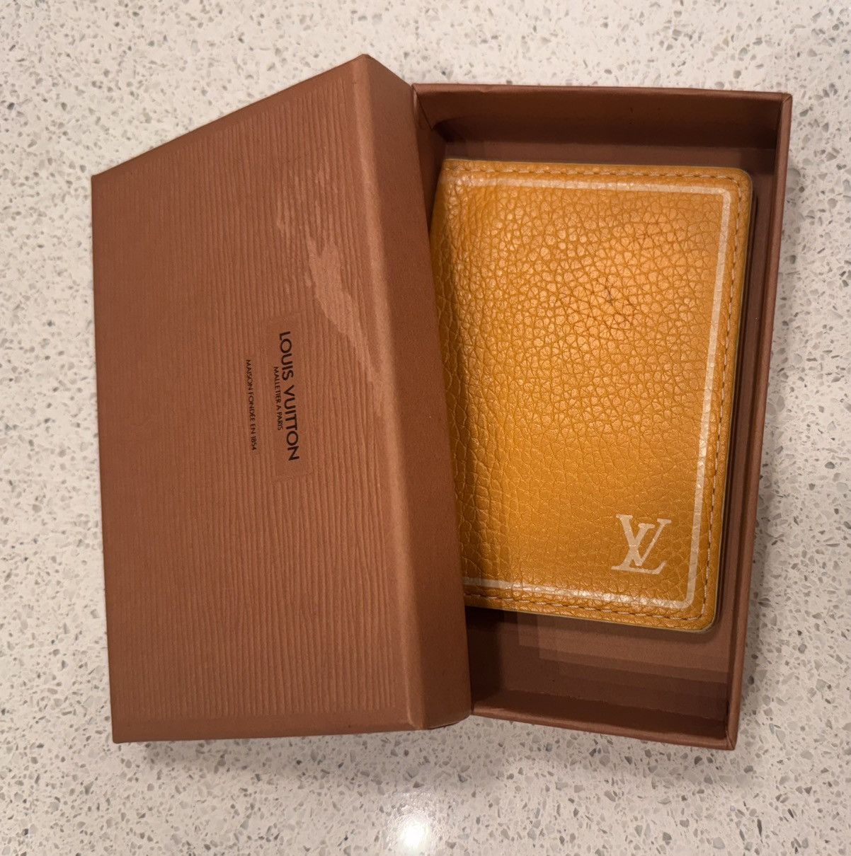 Louis Vuitton Louis Vuitton Beige Leather Pocket Organizer Size ONE SIZE - 8 Thumbnail