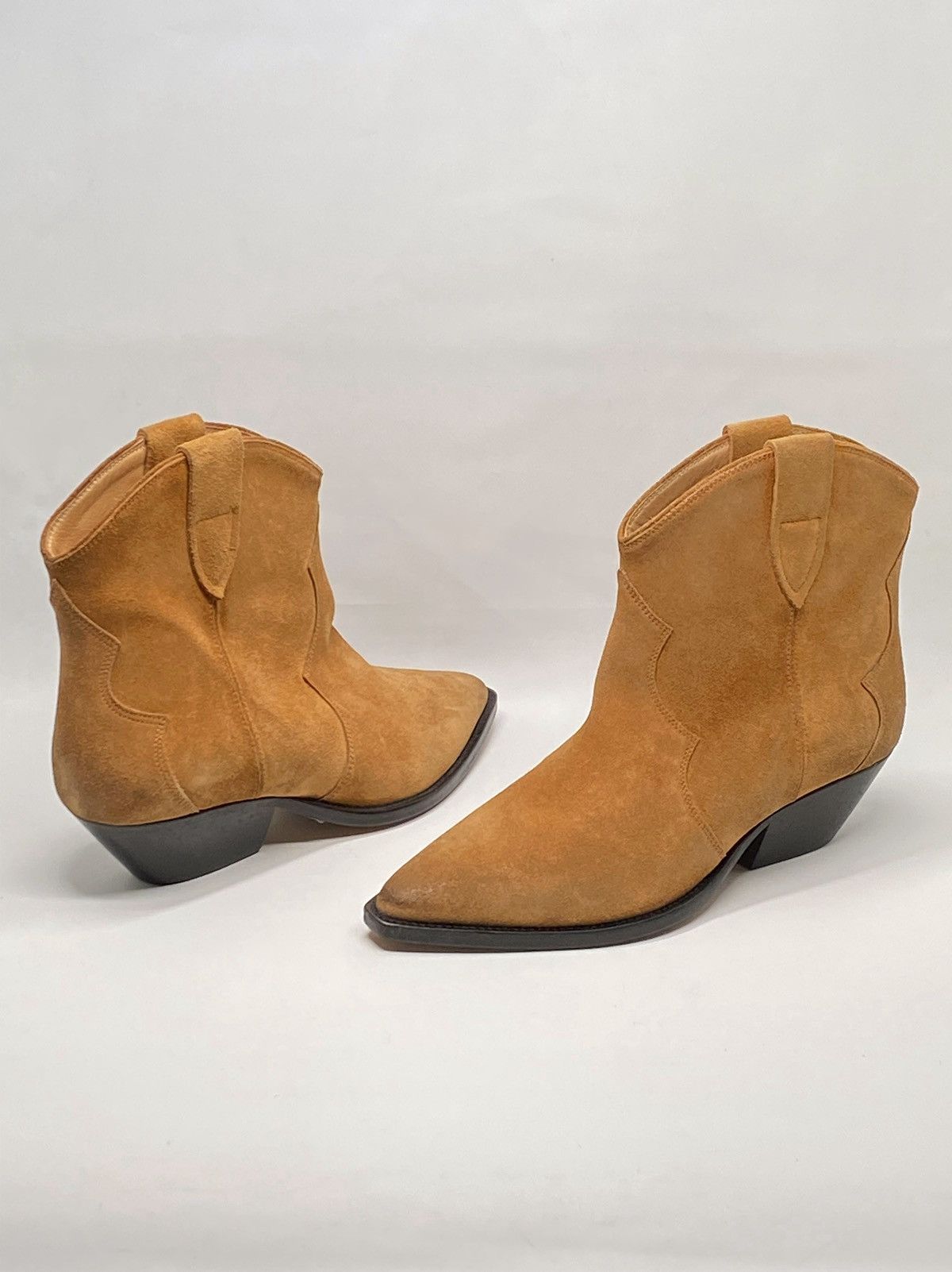 Isabel Marant Isabel Marant Dewina Suede Western Booties size 37 Size US 7 / IT 37 - 9 Thumbnail