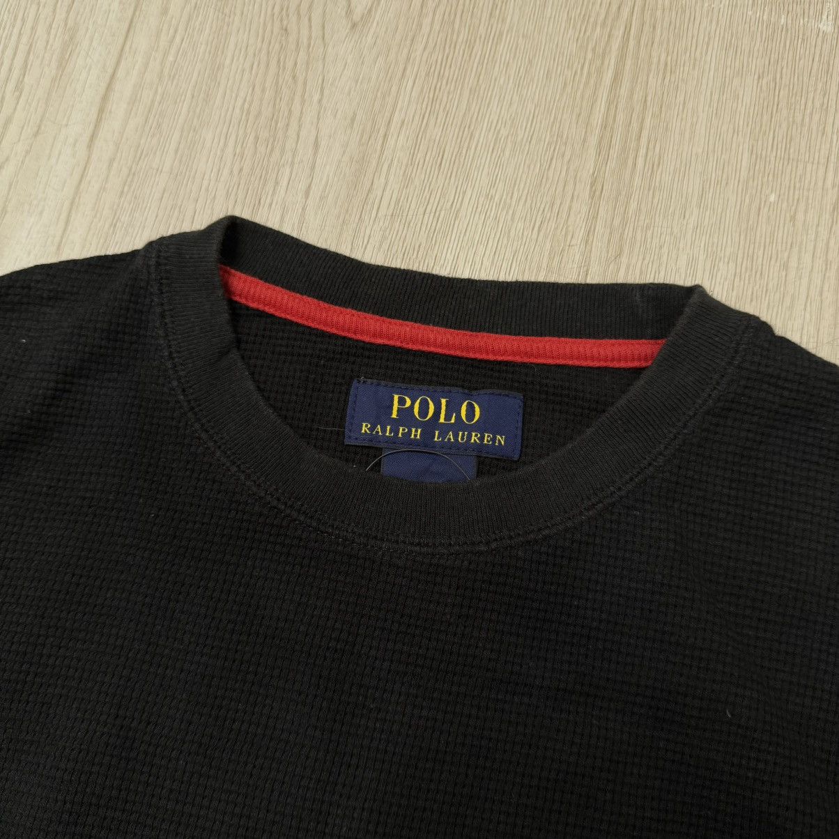 Polo Ralph Lauren POLO RALPH LAUREN waffle cotton longsleeve black Size US M / EU 48-50 / 2 - 4 Thumbnail