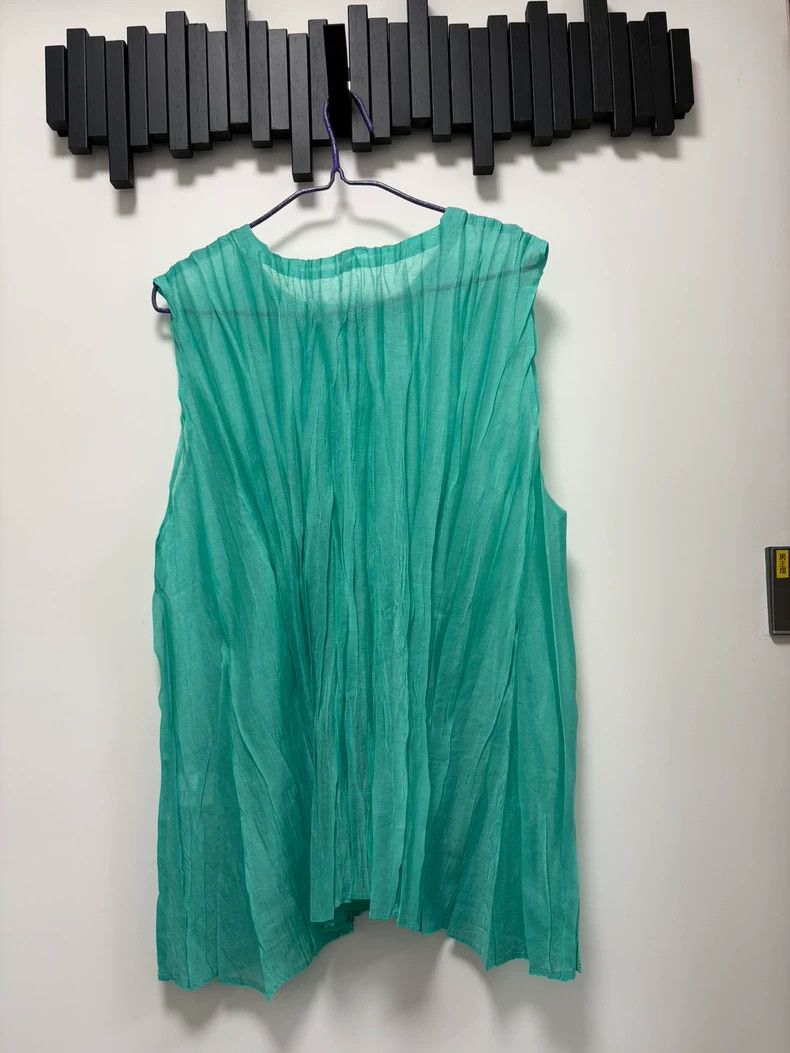 Issey Miyake Issey Miyake Green vest Size S / US 4 / IT 40 - 3 Thumbnail
