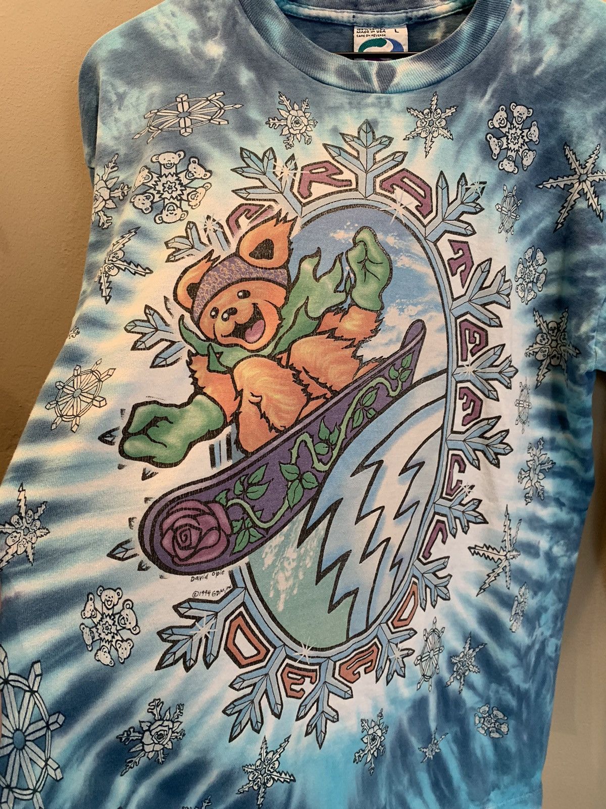 Grateful Dead × Liquid Blue × Vintage *RARE* Vintage 1994 Grateful Dead Liquid Blue Ski Snow Shirt Size US L / EU 52-54 / 3 - 3 Thumbnail