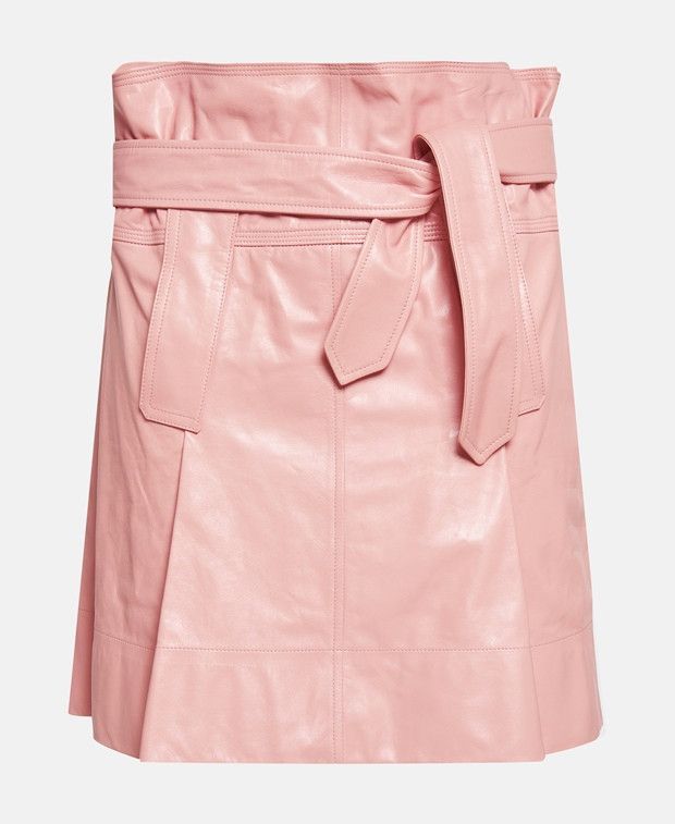 Salvatore Ferragamo Leather mini-skirt Size 38" / US 16 / IT 52 - 1 Preview
