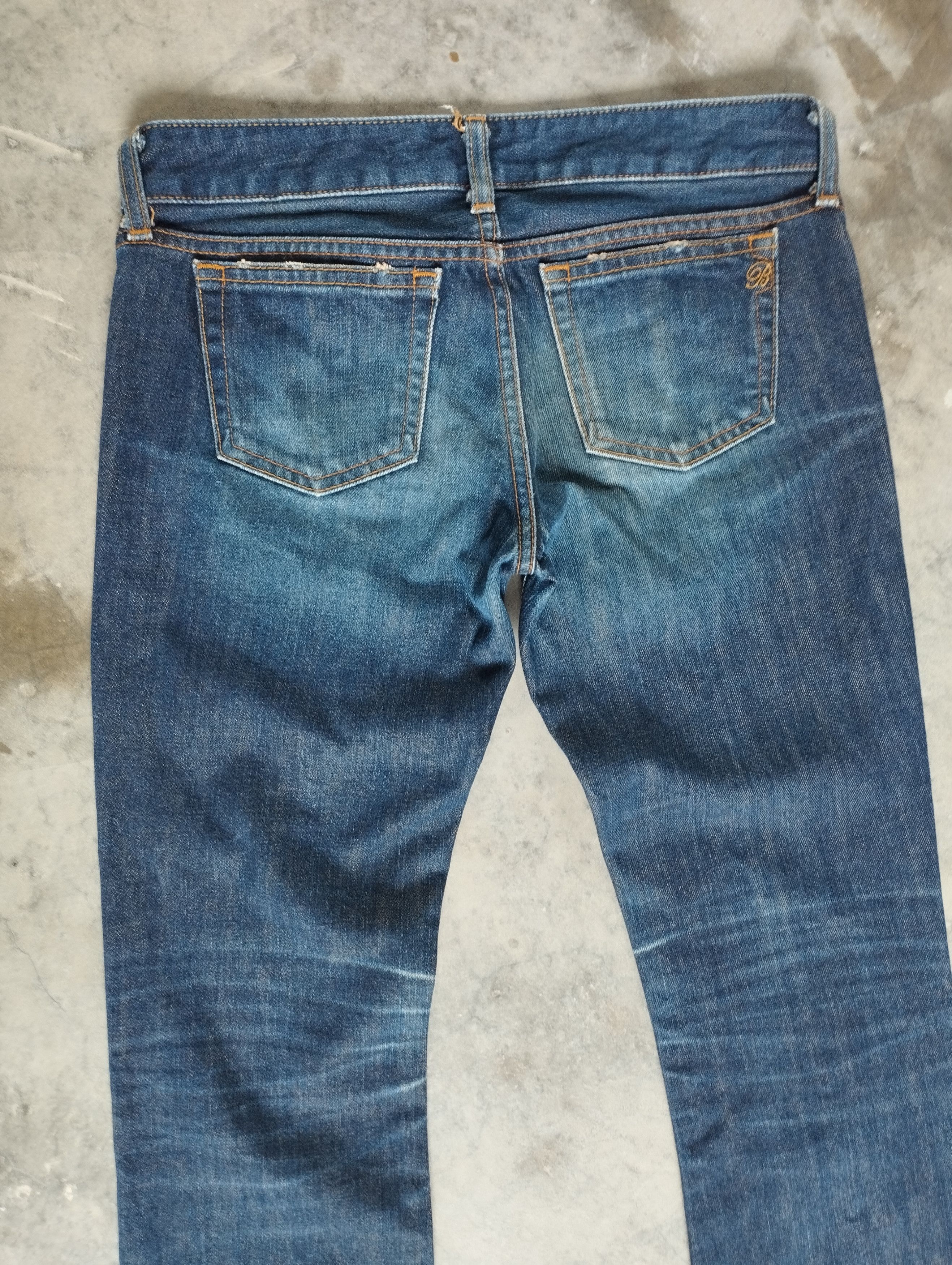 Tornado Mart Flare Jeans Made In Jpan Mud Rusty Black By Moussy Bootcut Size 24" / US 00 / IT 34 - 6 Thumbnail