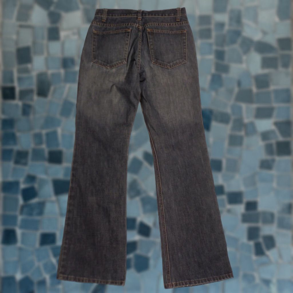 J.Crew VINTAGE J.CREW Denim Jeans Womens 29 30 Blue 90s 4 Flare Bell Bottom Low Rise Vintage Gift Evergreen Mens Size 29" - 1 Thumbnail