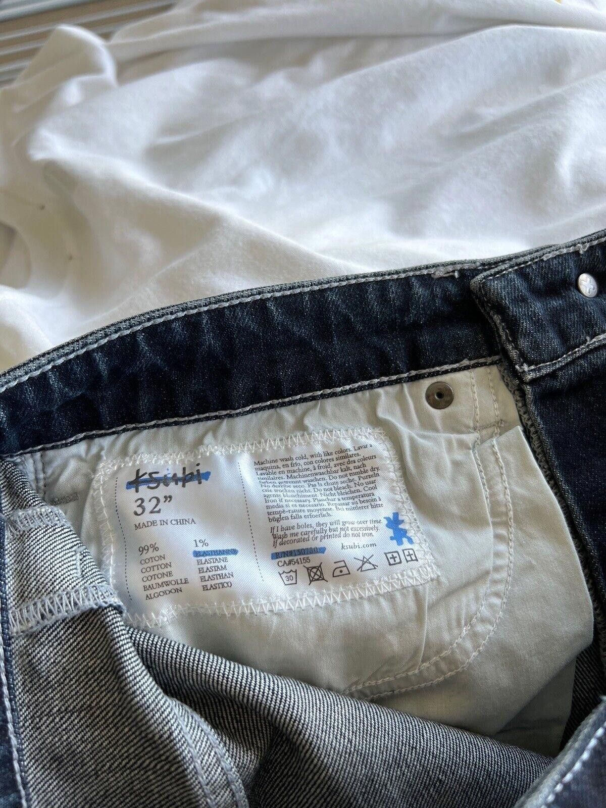 Ksubi new Ksubi mens denim jean wolfgang 32 blue blood trashed Size US 32 / EU 48 - 8 Thumbnail