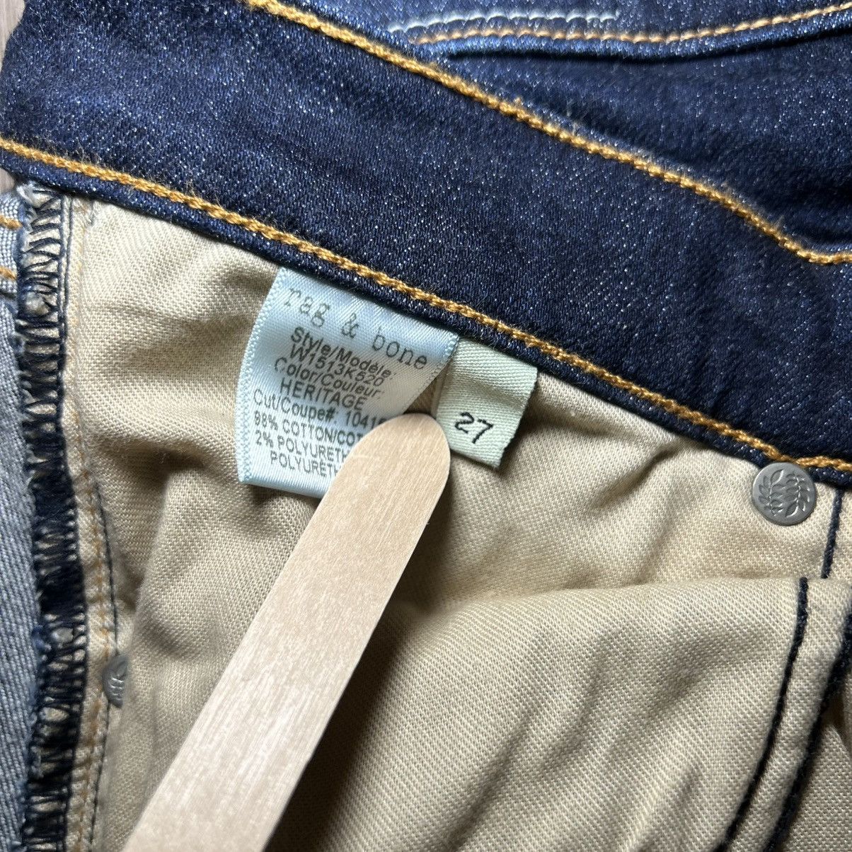 Rag & Bone Rag & Bone High Rise Skinny Jean in Heritage Size 27 Size 27" / US 4 / IT 40 - 11 Thumbnail