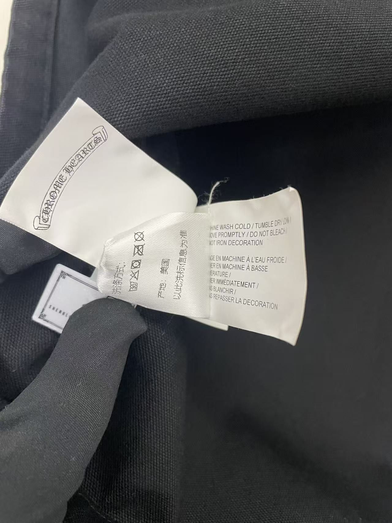 Chrome Hearts Chrome Hearts Black Washed Quilted Work Dog Jacket Size US M / EU 48-50 / 2 - 9 Thumbnail