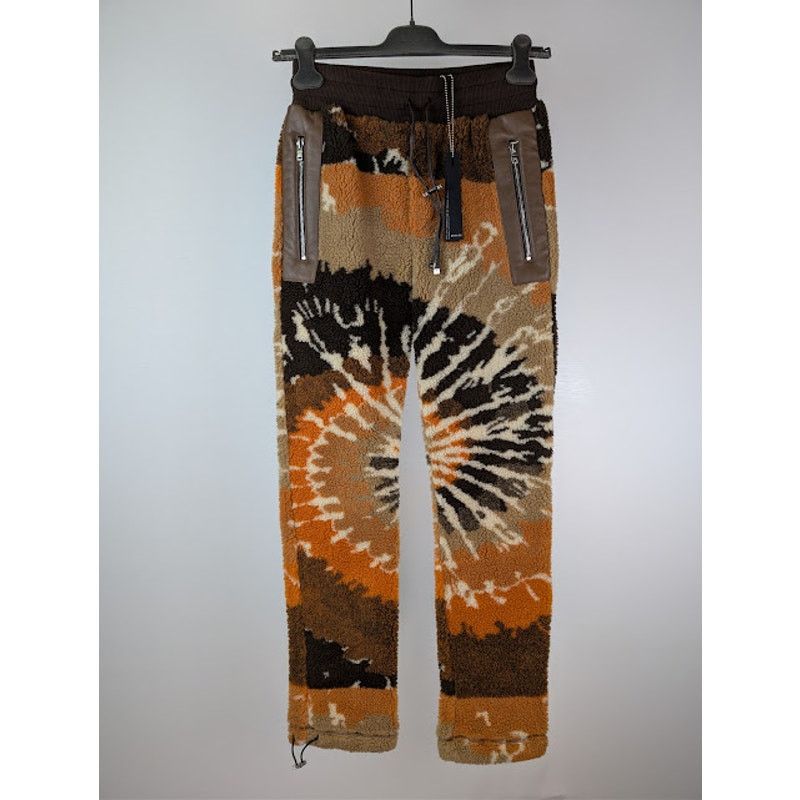 Amiri o1rshd1 Tie Dye Track Pant in Orange / Black Size US 30 / EU 46 - 11 Thumbnail