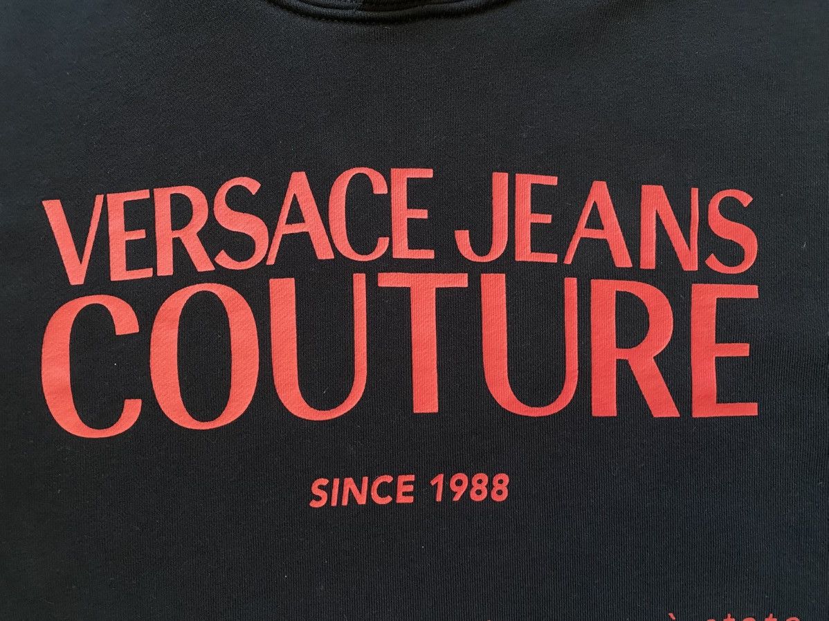 Versace Jeans Couture Versace Jeans Couture Hoodie Black Size L Y2K Luxury Italy Size US L / EU 52-54 / 3 - 7 Thumbnail
