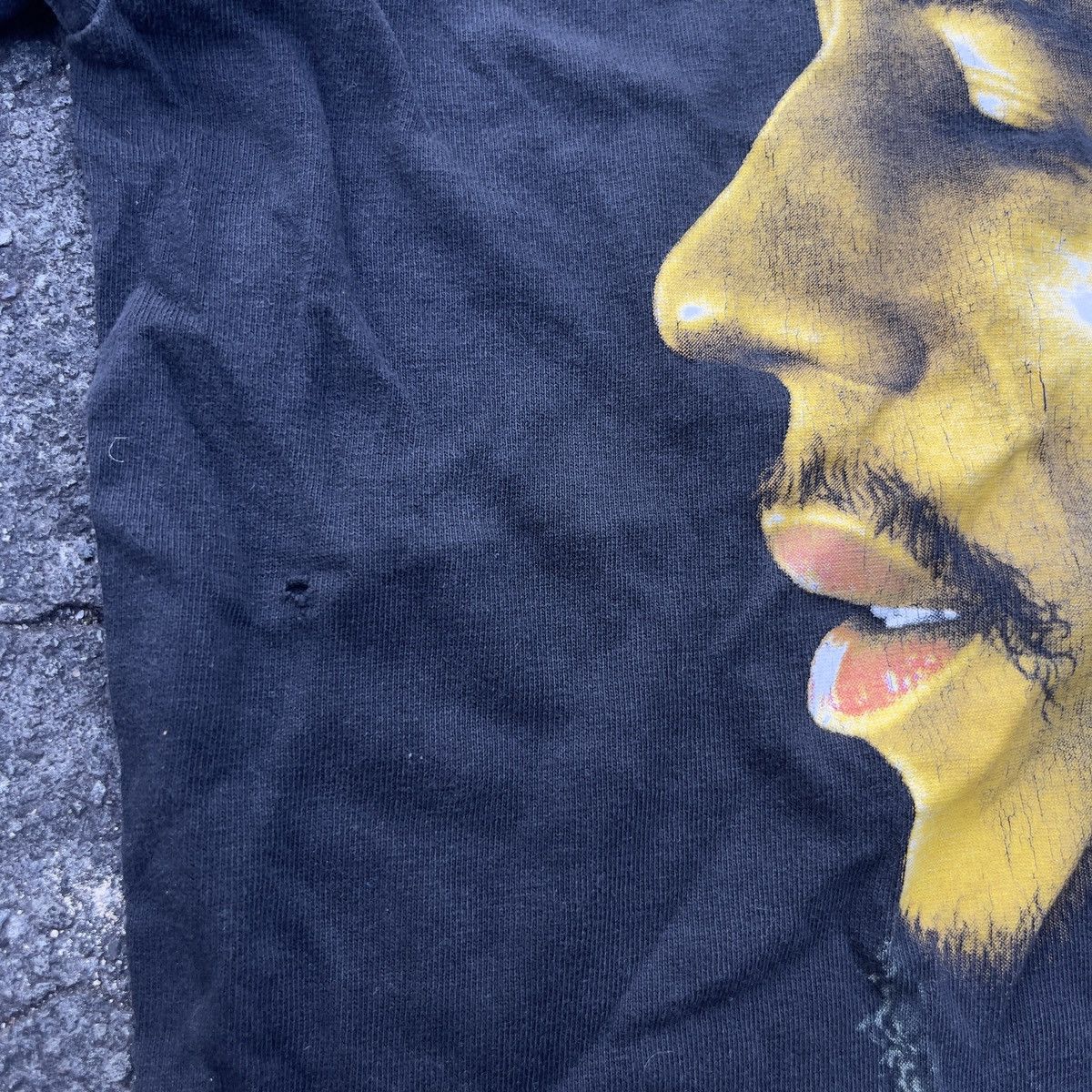 Bob Marley × Vintage Vintage Y2K BOB MARLEY Big Face Shirt Size US XL / EU 56 / 4 - 3 Thumbnail