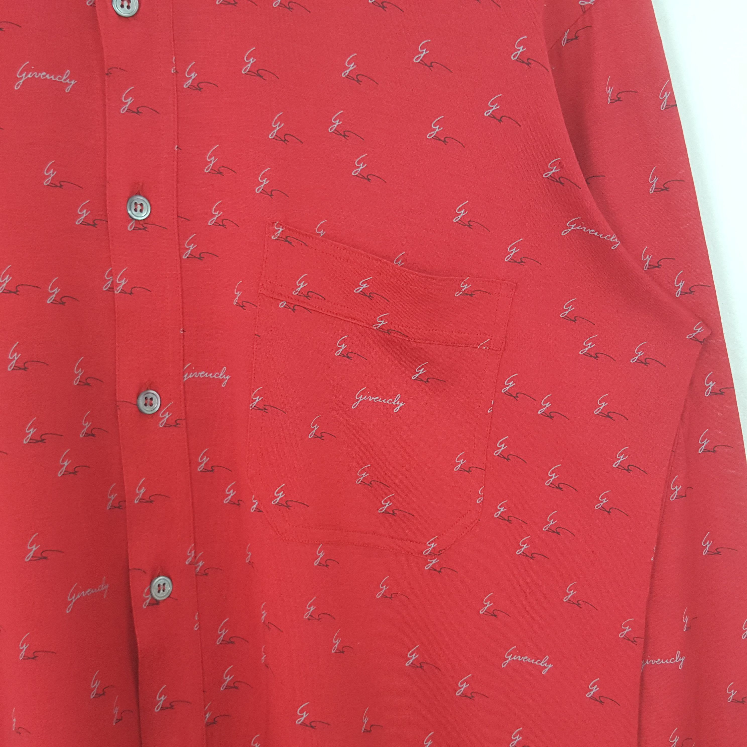 Givenchy Vintage Givenchy Italian Brand Shirt Button Up RR11 Size US L / EU 52-54 / 3 - 2 Thumbnail