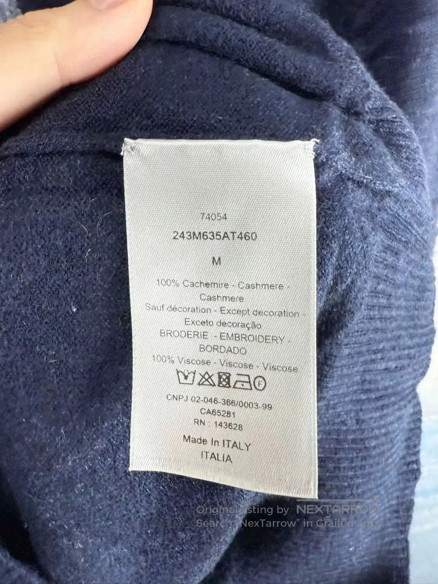 Dior Dior Cartoon Bear Cashmere Sweater M Size. Size US M / EU 48-50 / 2 - 4 Thumbnail