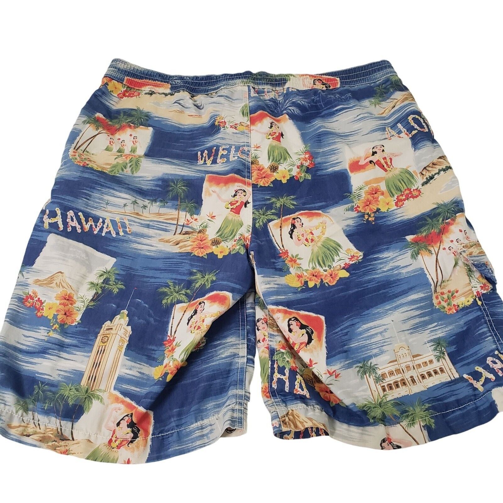 Polo Ralph Lauren Polo Ralph Lauren Hawaiian Hula Girl Swim Shorts Mens Sz L Size US 36 / EU 52 - 9 Thumbnail