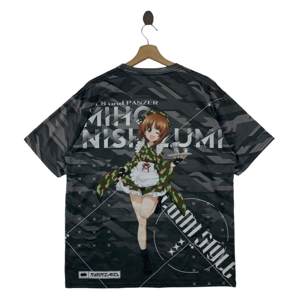Anime × Japanese Brand GIRLZ Und PUNZER japanese full print anime tee Size US L / EU 52-54 / 3 - 4 Thumbnail