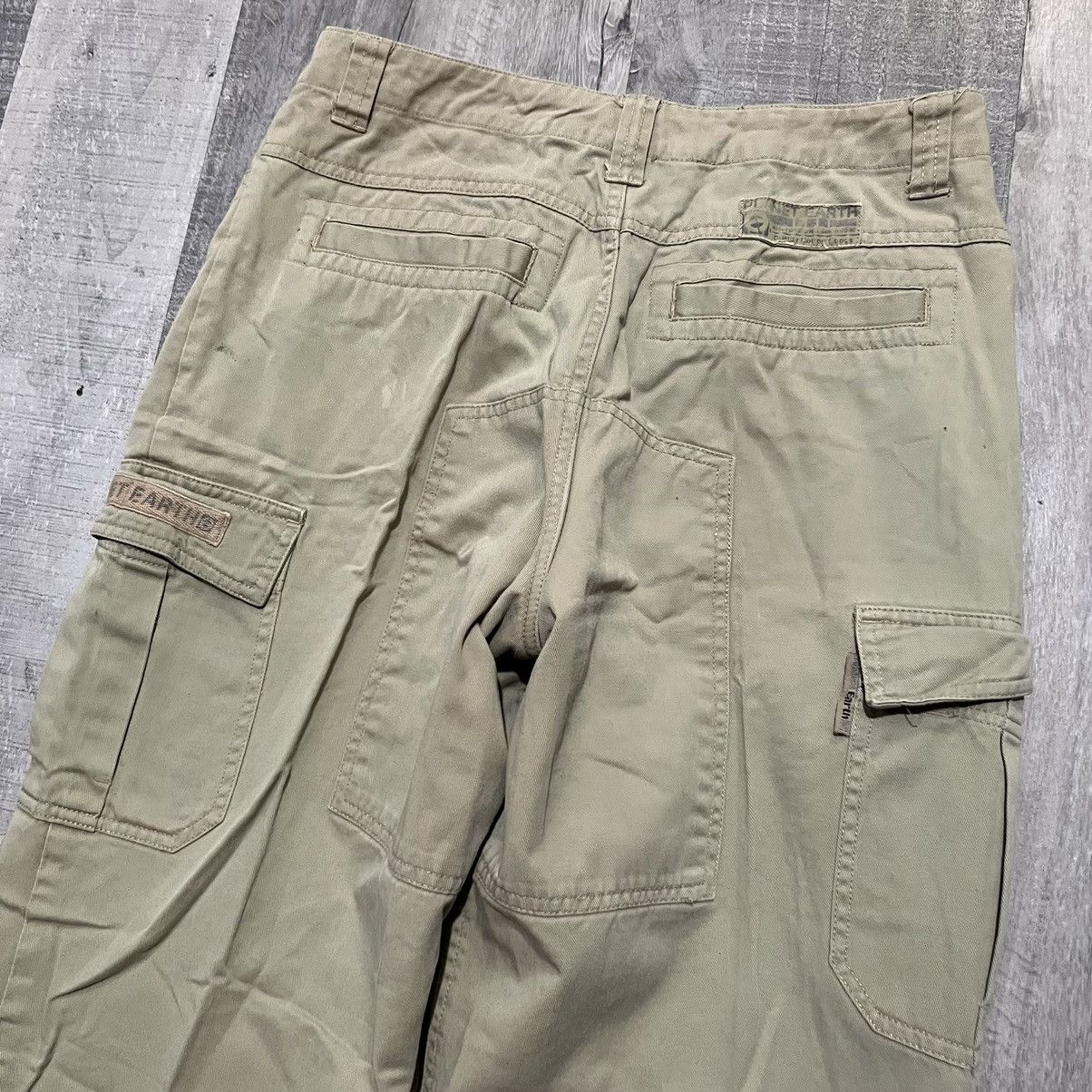 Vintage VTG Planet Earth Y2K Baggy Beige Khaki Cargo Skater Pants Size US 30 / EU 46 - 5 Thumbnail
