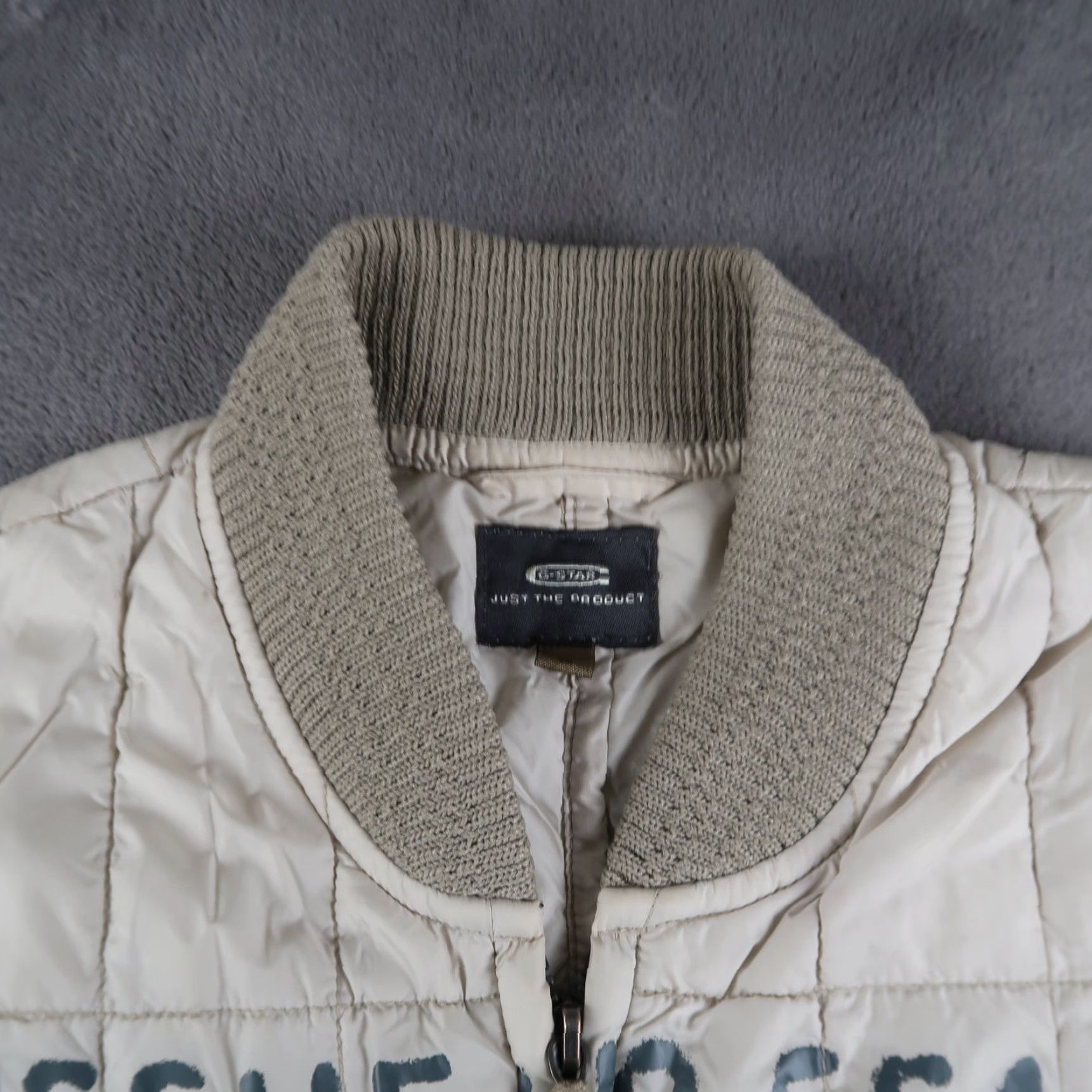G-Star Women’s G Star Raw Beige Size L Large Quilted Military Full Zip Vest Size L / US 10 / IT 46 - 4 Thumbnail