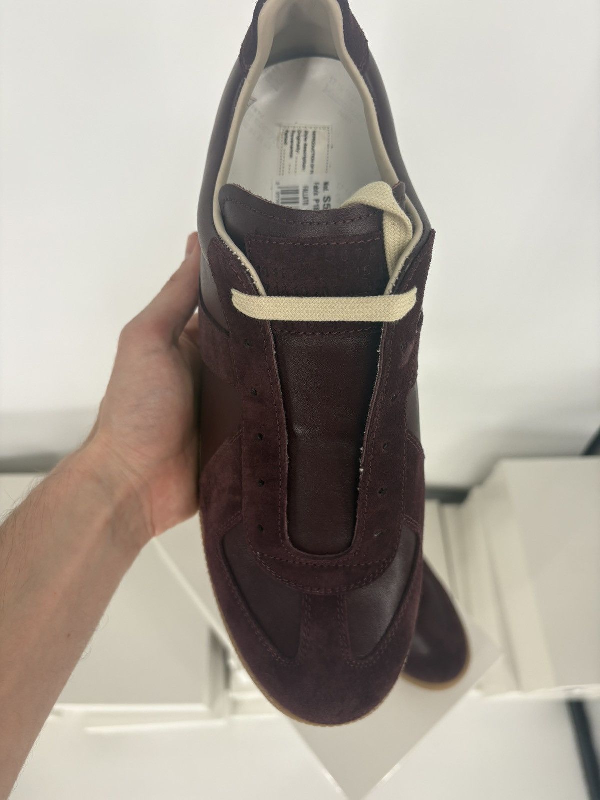 Maison Margiela Maison Margiela Replica GAT Sneaker Deep Red Size US 11.5 / EU 44-45 - 3 Thumbnail